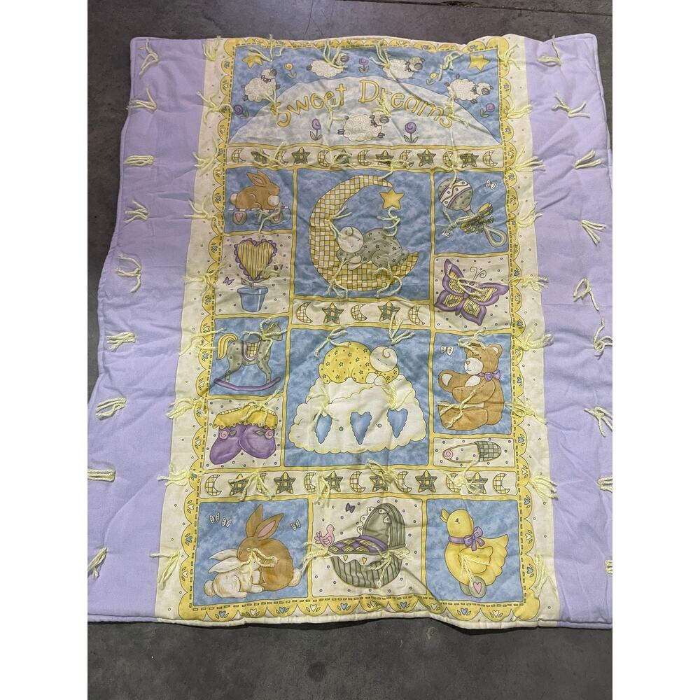 Adorable Baby Stuff, Baby Blanket, 32 x 37 inches, Bedding, Vintage Design,